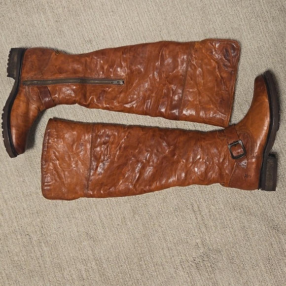 Frye Brown Over the Knee Boots - Picture 6 of 14